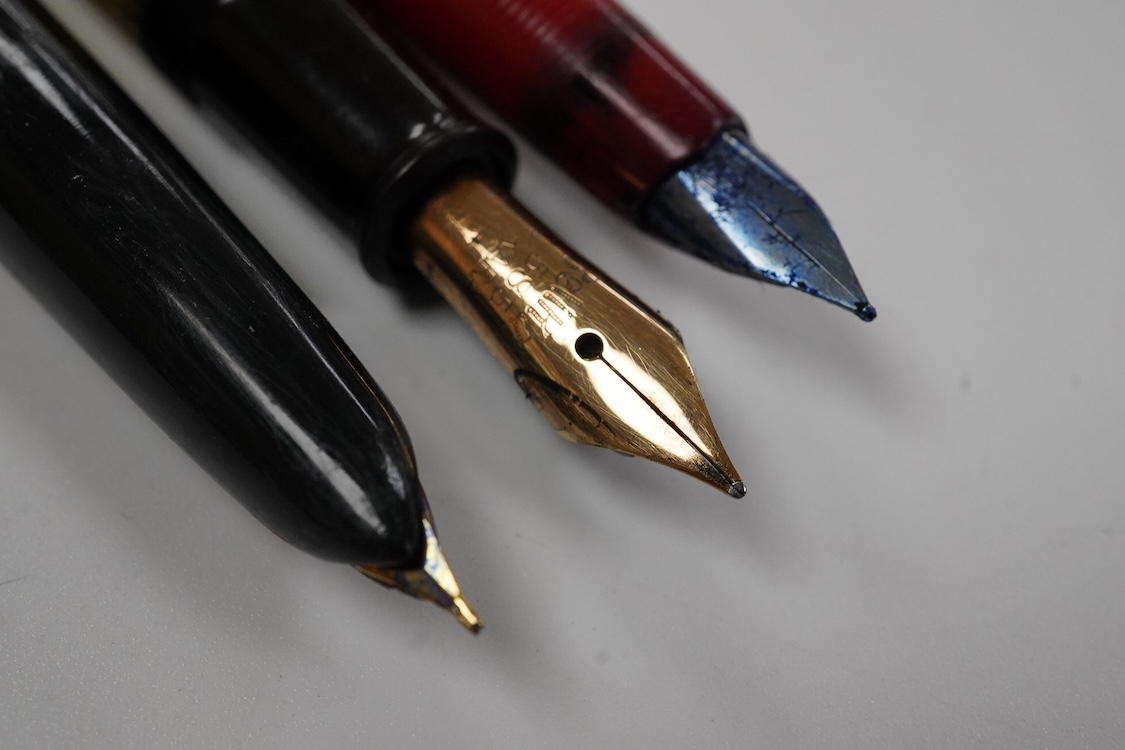 Montblanc and Pelikan fountain pens and associated spares